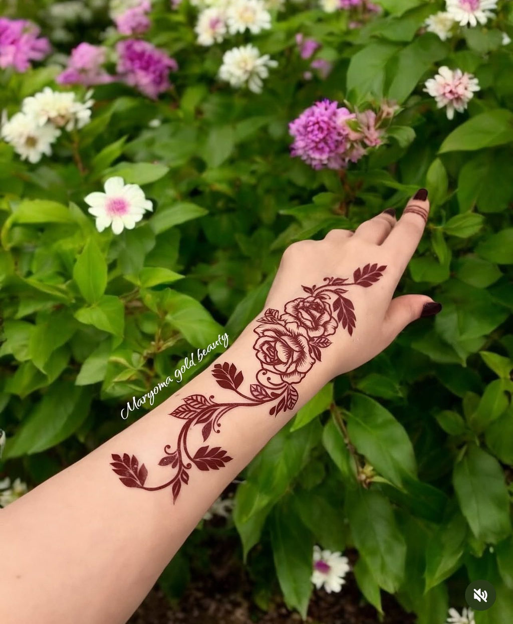 استيكر تعبئه حنا من مريم بيوتى لليدين رقم 29