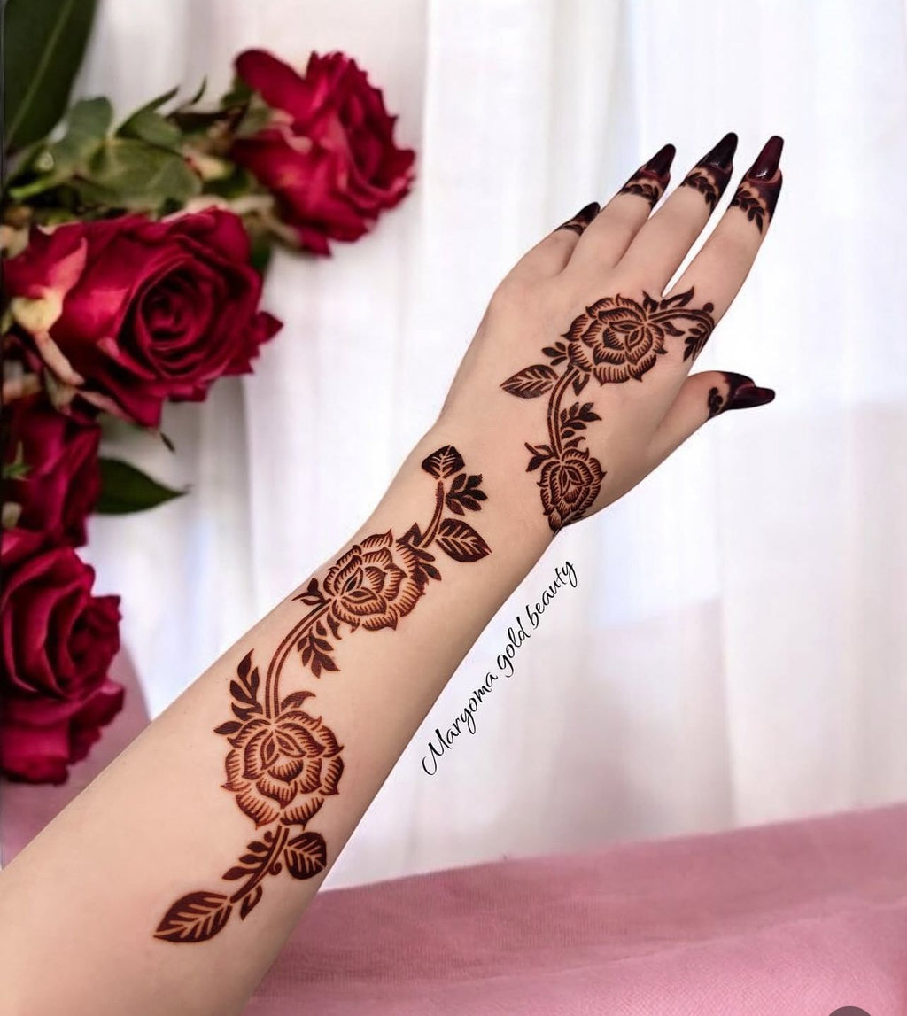 استيكر تعبئه حنا من مريم بيوتى لليدين رقم 35