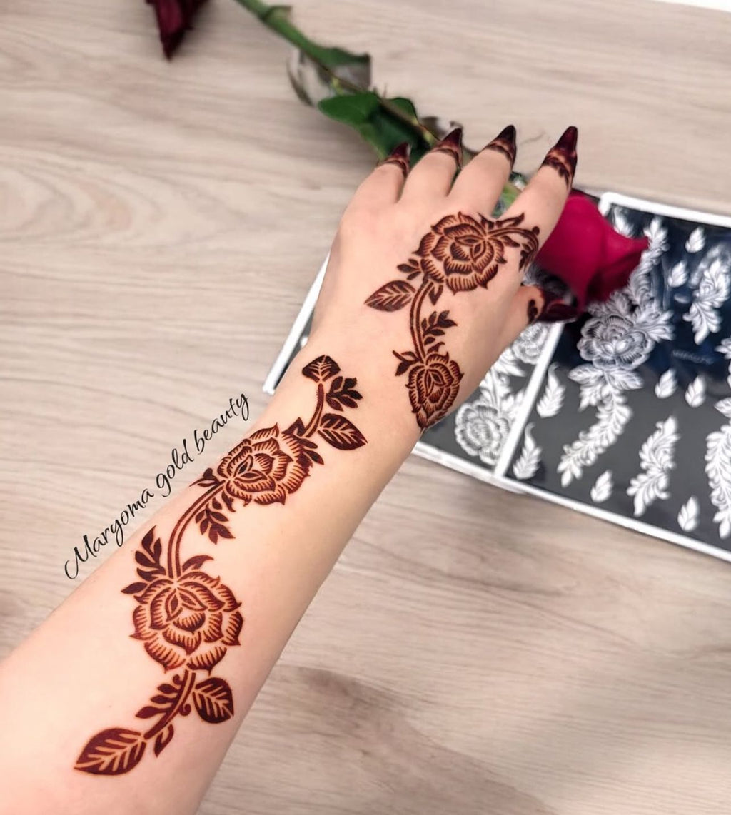 استيكر تعبئه حنا من مريم بيوتى لليدين رقم 35