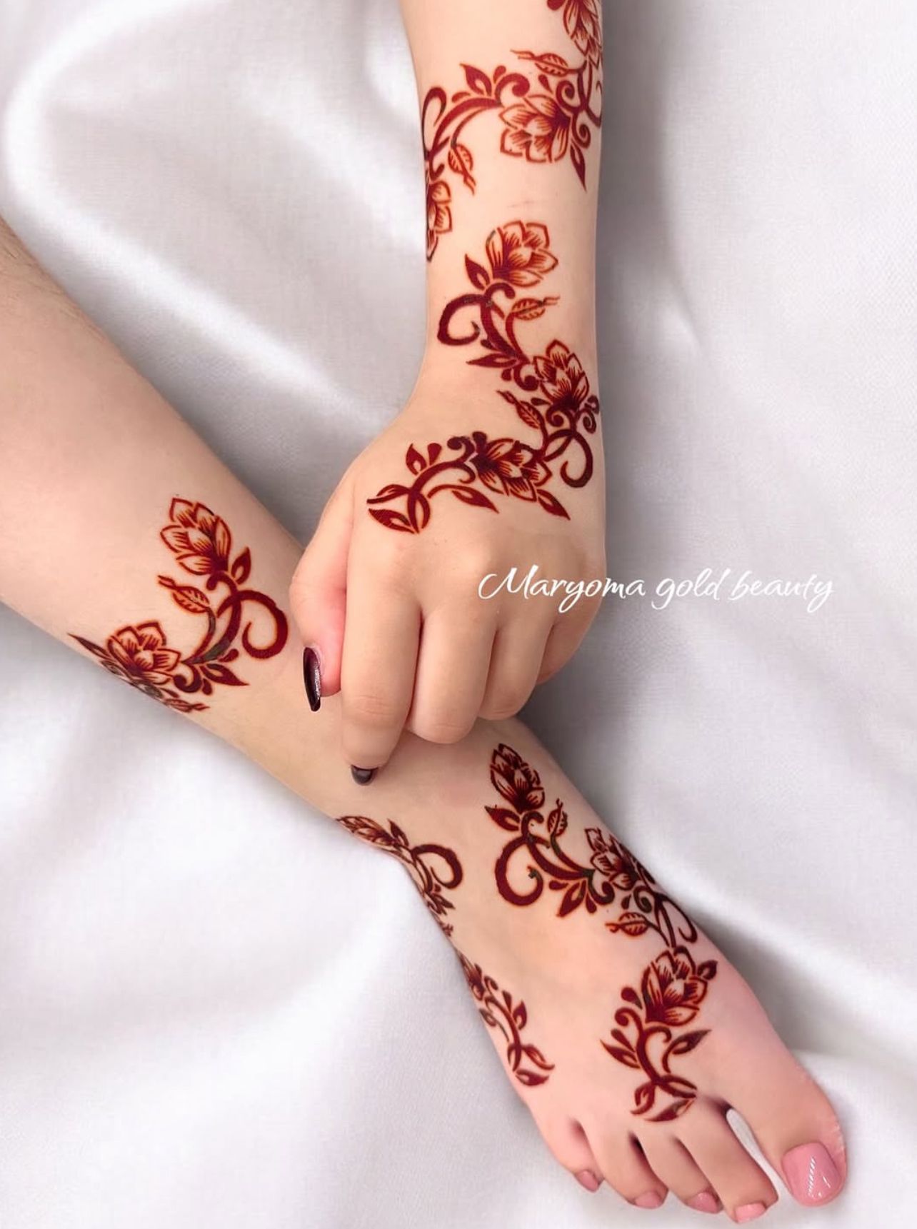 استيكر تعبئه حنا من مريم بيوتى لليدين رقم 37