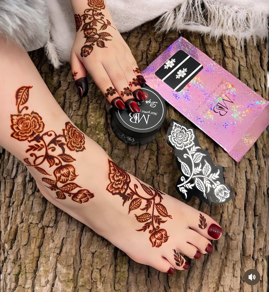 استيكر تعبئه حنا من مريم بيوتى لليدين رقم 43