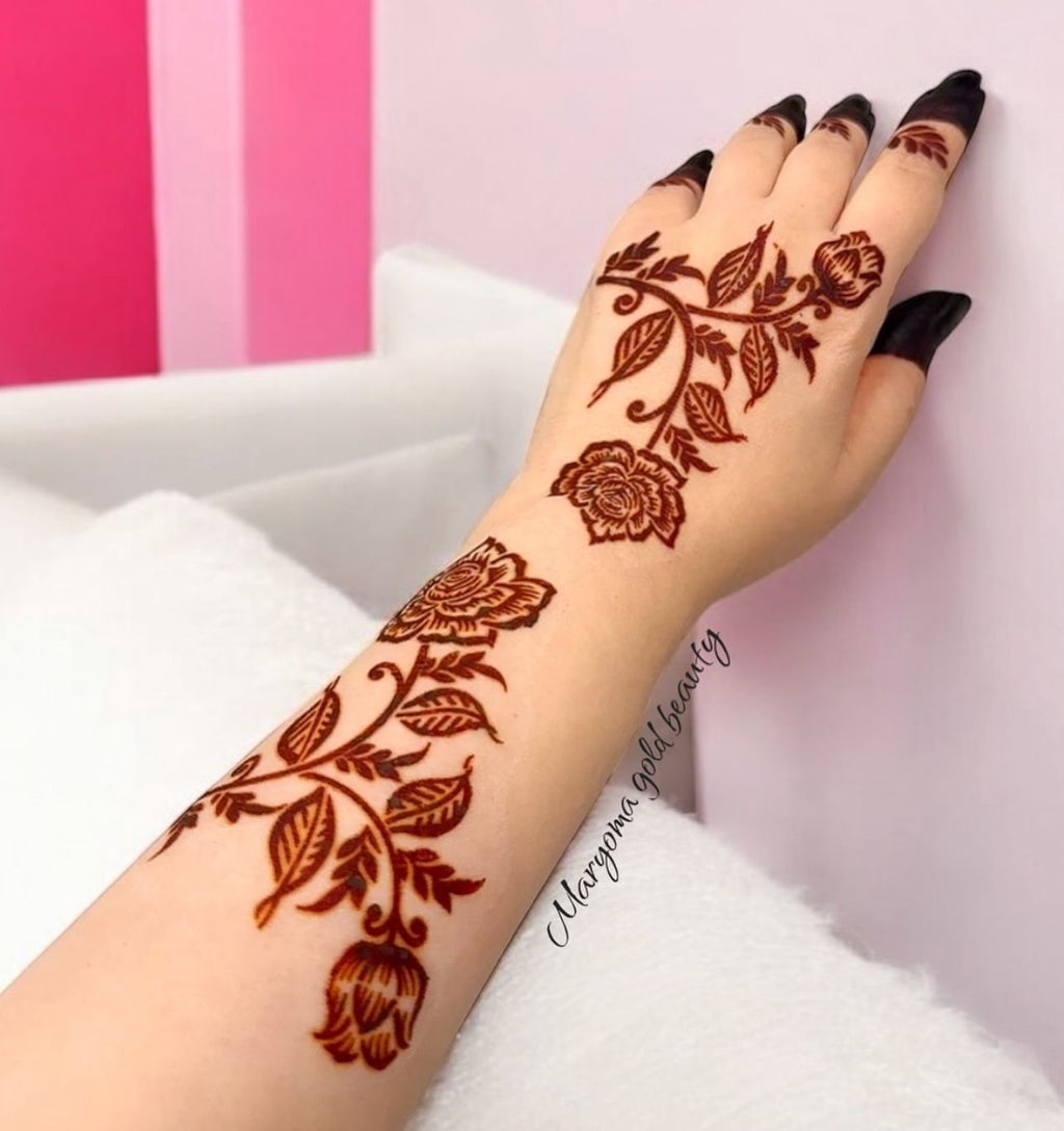 استيكر تعبئه حنا من مريم بيوتى لليدين رقم 43