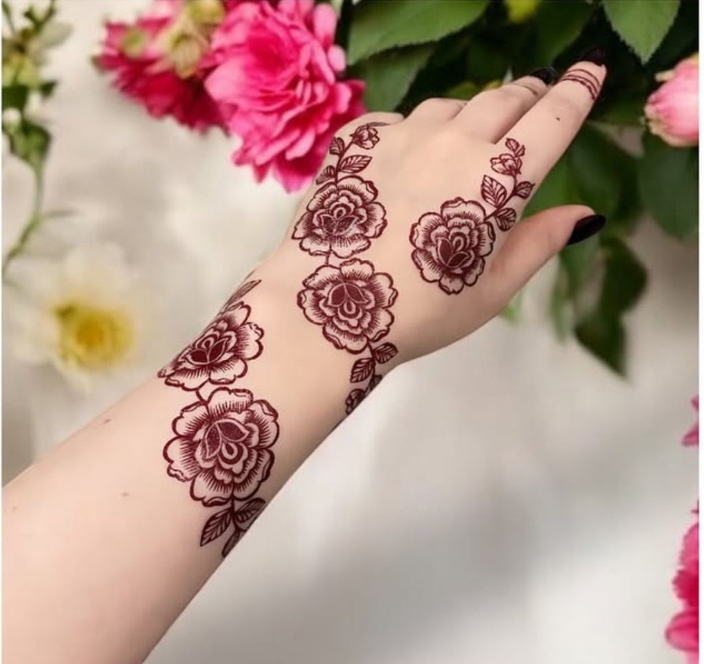 استيكر تعبئه حنا من مريم بيوتى لليدين رقم 49