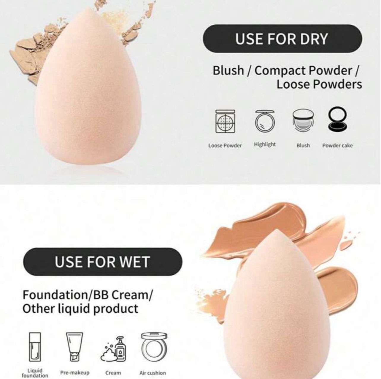 مجموعة فرش مكياج MAANGE الاحترافية – 20 أداة لجمالك الكامل اللون الشمبانى code no 354