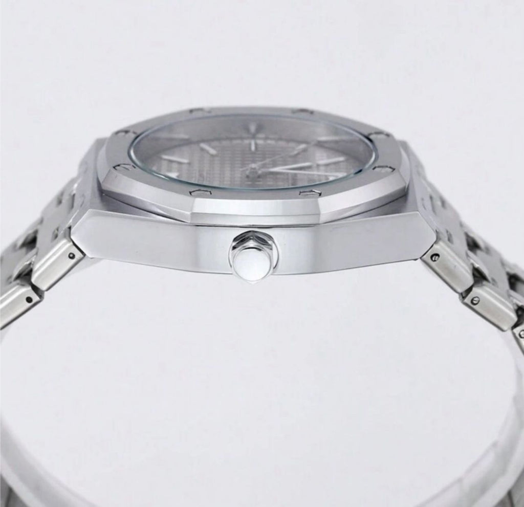 ساعة Denvosi رجالية من الفولاذ المقاوم للصدأ – تصميم أنيق، عرض للتاريخ، مقاومة للماء، مقاس 40 مم GMS 3088