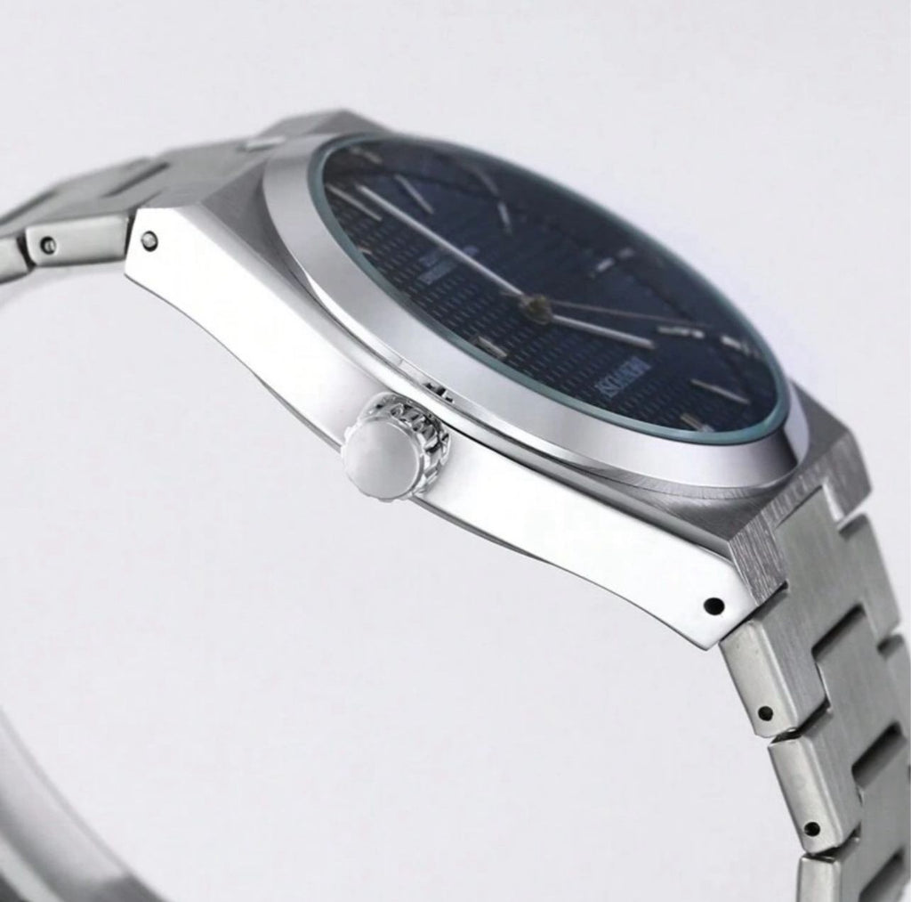 ساعة رجالية فاخرة من الفولاذ المقاوم للصدأ – تصميم عصري للأعمال، عرض التاريخ، مقاومة للماء، كوارتز، 40 مم GMB 8293