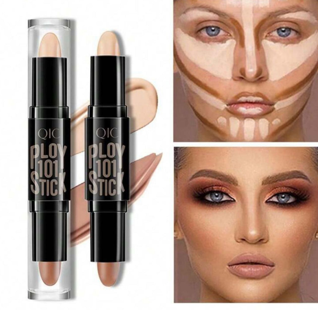 عصا الكونتور والإضاءة المزدوجة 2 في 1 من QIC – لتحديد وإبراز ملامح الوجه رقم ( 02 )