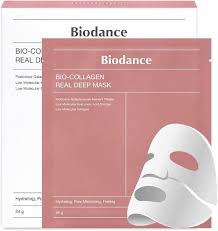 قناع الجمال العميق بالكولاجين الحيوي من Biodance أصلي 100% (34 جم) 1 قناع ، 1.19 أونصة
