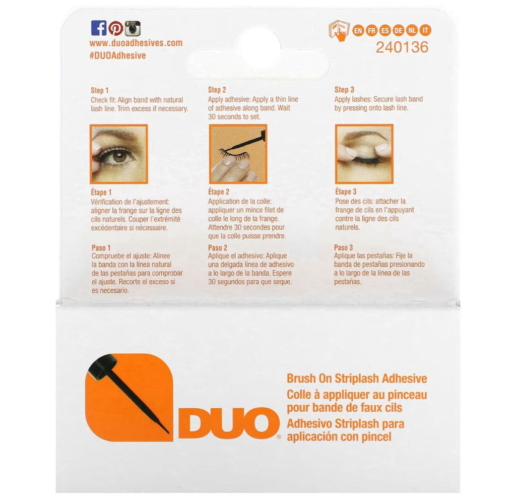 لاصق رموش ديو داكن – أصلي 100% (5 جم) لمظهر أكثر كثافة وثبات يدوم طوال اليوم code no DU205