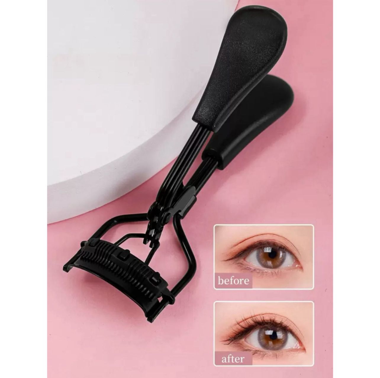 أداة تجعيد الرموش مع مشط – تصميم مريح ونتيجة مثالية دون تلف