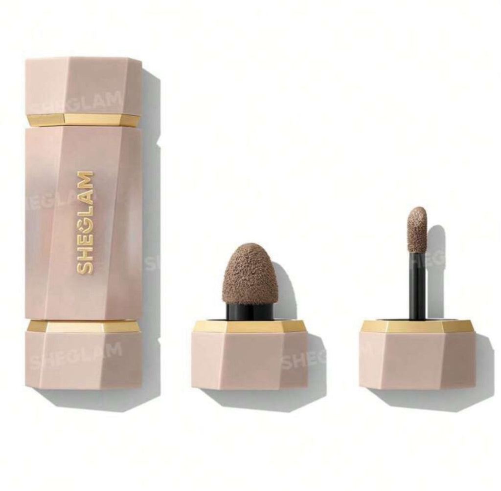 كونتور سائل ثنائي الرأس من شيقلام تحديد دقيق بلون Soft Tan