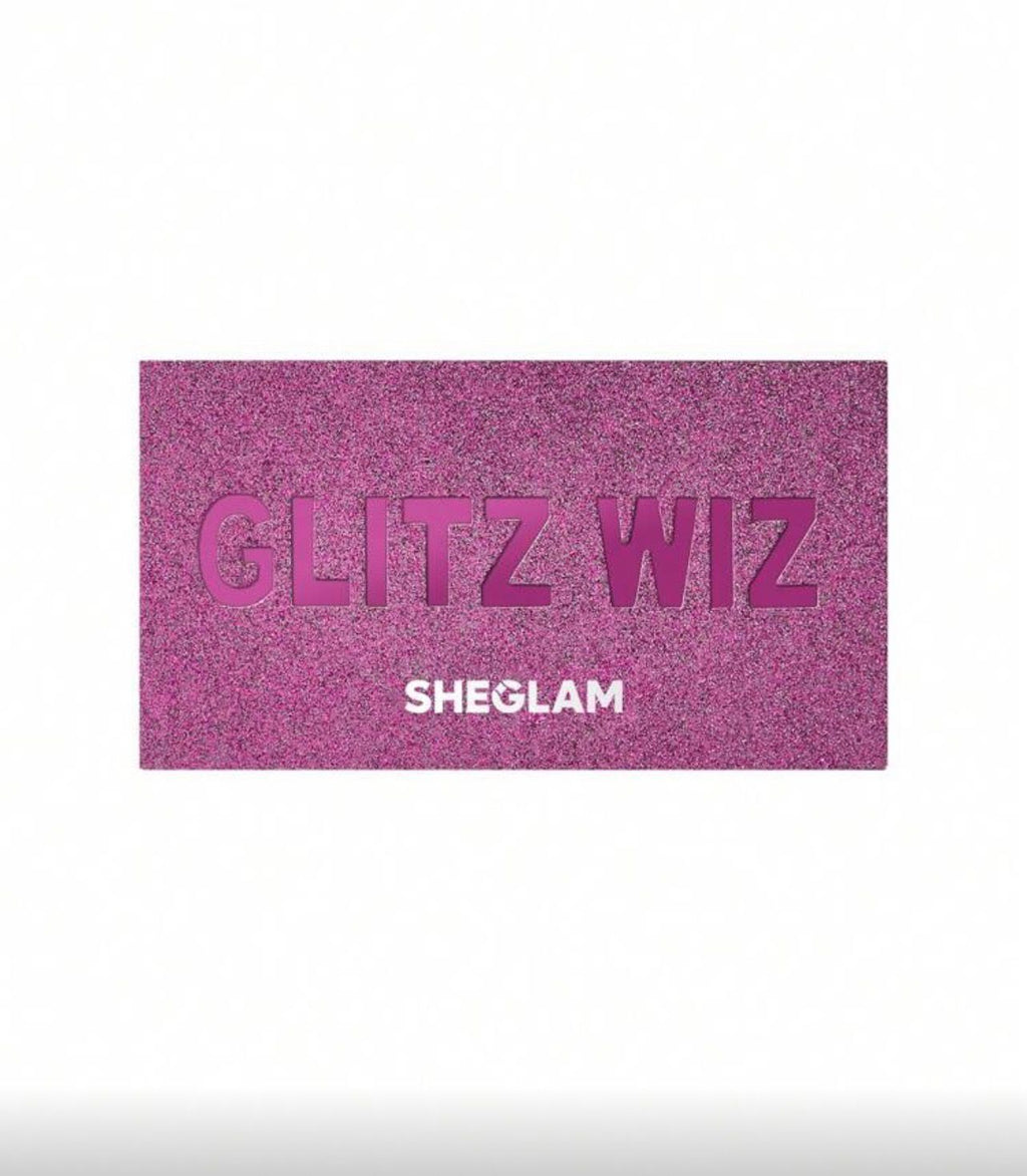 لوحة ظلال العيون Glitz Wiz من SHEGLAM  28 لونًا بتركيبة غير دهنية، لمسات مطفية ومعدنية بألوان دافئة ومحايدة