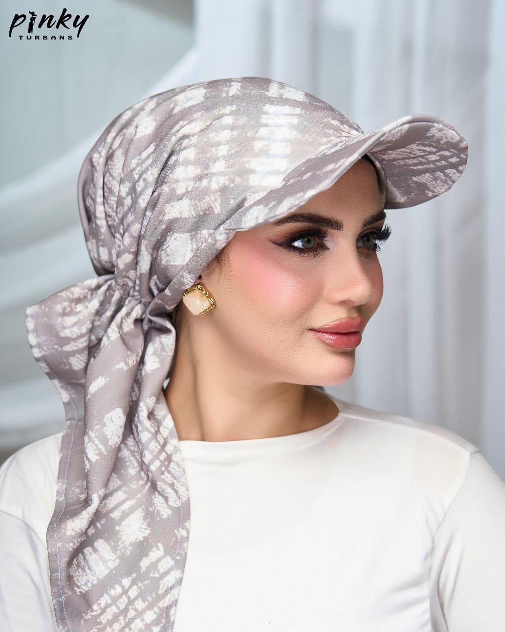 تربون بكاب قطعة واحدة من PINKY – خامة سكوبا ليكرا بتصميم عملي وأنيق – كود PKY-001-GRP