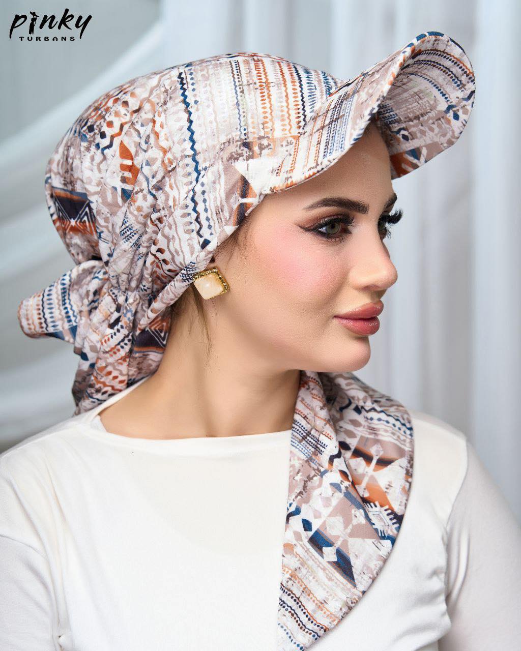 تربون بكاب قطعة واحدة من PINKY – خامة سكوبا ليكرا بتصميم عملي وأنيق – كود:PKY-001-PRT