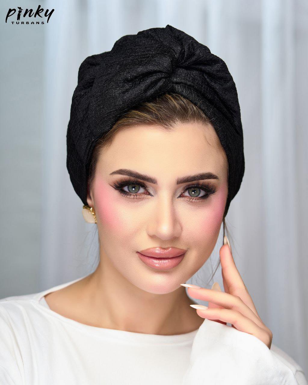 تربون مقلوب ستان جاكار بكسرات أمامية كود PKY-009-BL