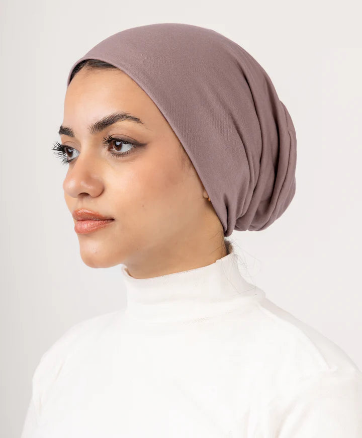 بونيه بدون خياطة قطن مزدوج الطبقة Le Voile – لتغطية الشعر بالكامل كود LVL-021-MV