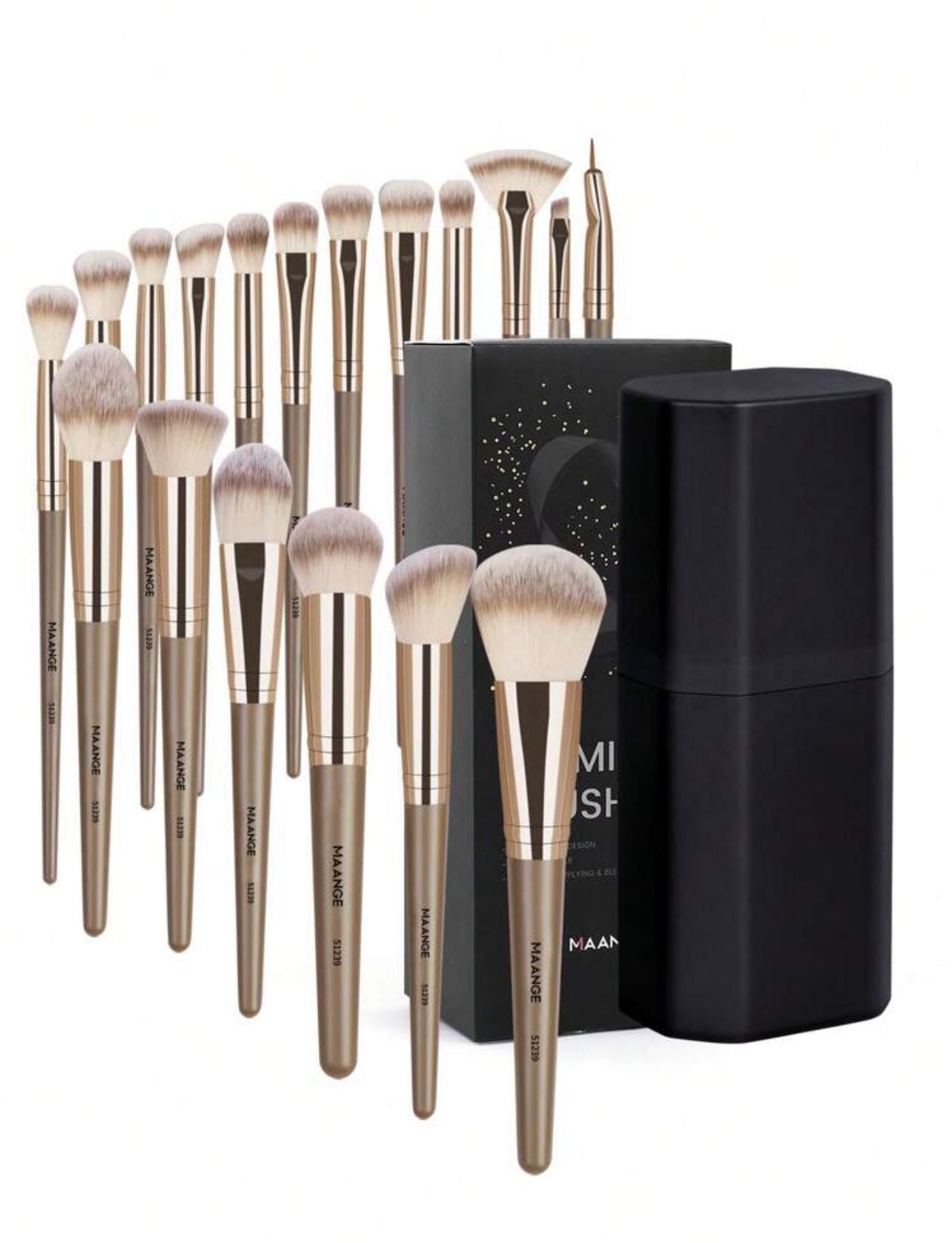 طقم فرش مكياج 18 قطعه من MAANGE احترافي Cod No 360