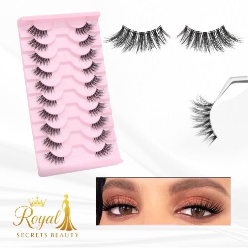 رموش صناعية كثيفة عين القطة – 10 أزواج  Y1065