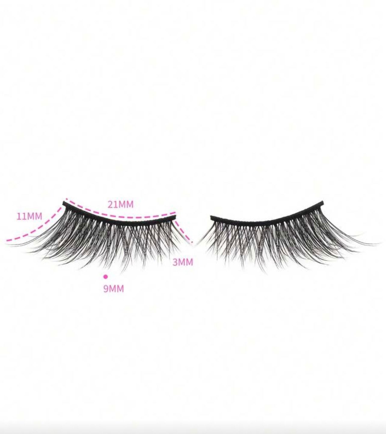 رموش صناعية طبيعية عين القطة – 10 أزواج Y1066