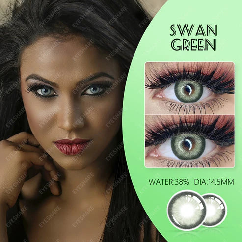 عدسات أي شير - جمال بلا حدود   Swan Green 52
