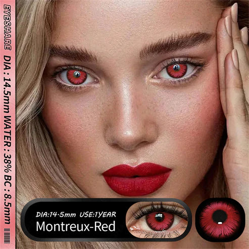 عدسات أي شير - جمال بلا حدود   Montreux Red 53