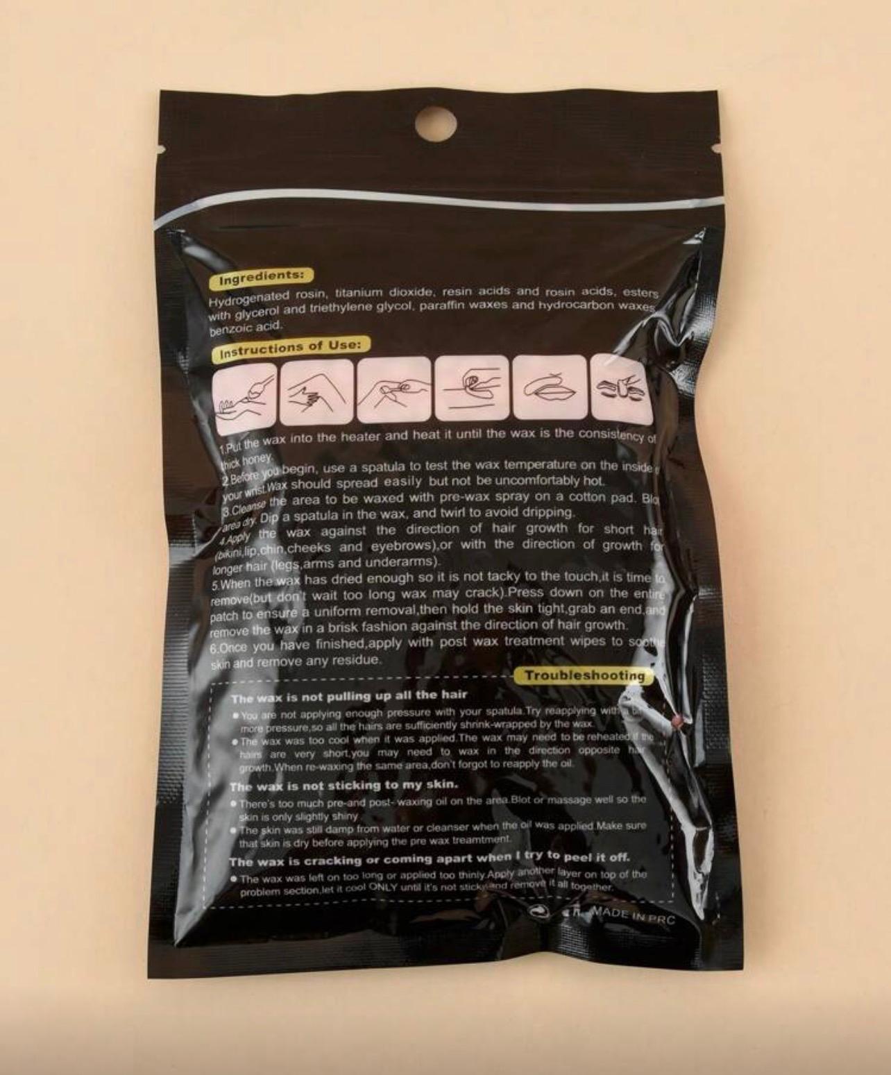 حبوب الشمع الصلبة لإزالة الشعر – رائحة كريمية – 100 جرام