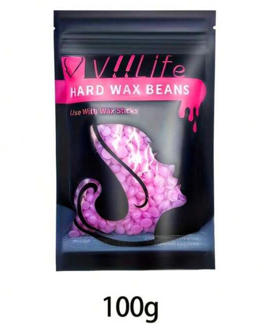 حبوب الشمع الصلبة لإزالة الشعر – رائحة الورد – 100 جرام