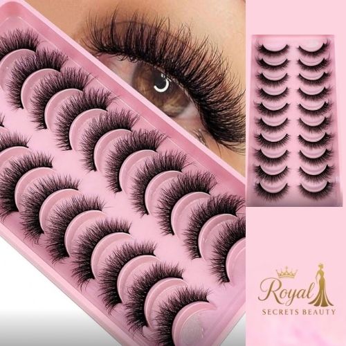 رموش روسية 10 أزواج – 3D فخمة كثيفة وطويلة  Y1072