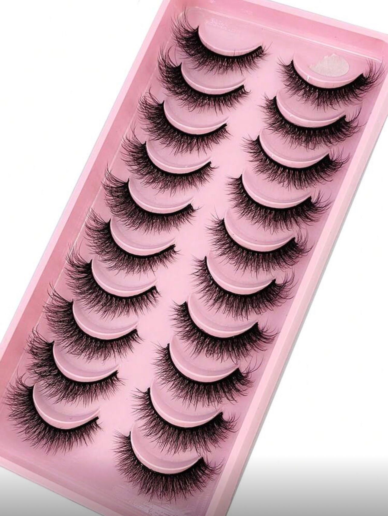 رموش روسية 10 أزواج – 3D فخمة كثيفة وطويلة  Y1072