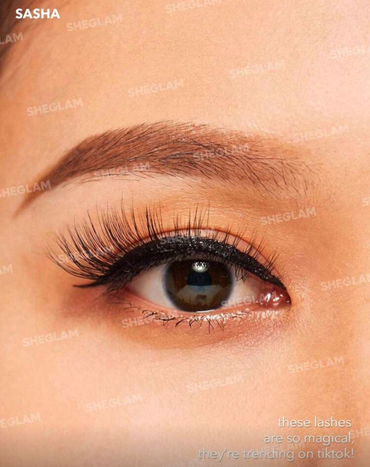 رموش SHEGLAM SASHA – 3 أزواج خفيفة وطبيعية لإطلالة أنثوية ساحرة Y1061