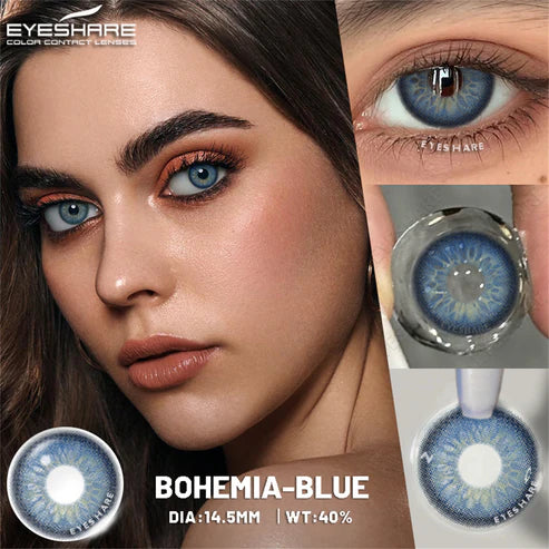 عدسات أي شير - جمال بلا حدود  Bohemia Blue NO 60
