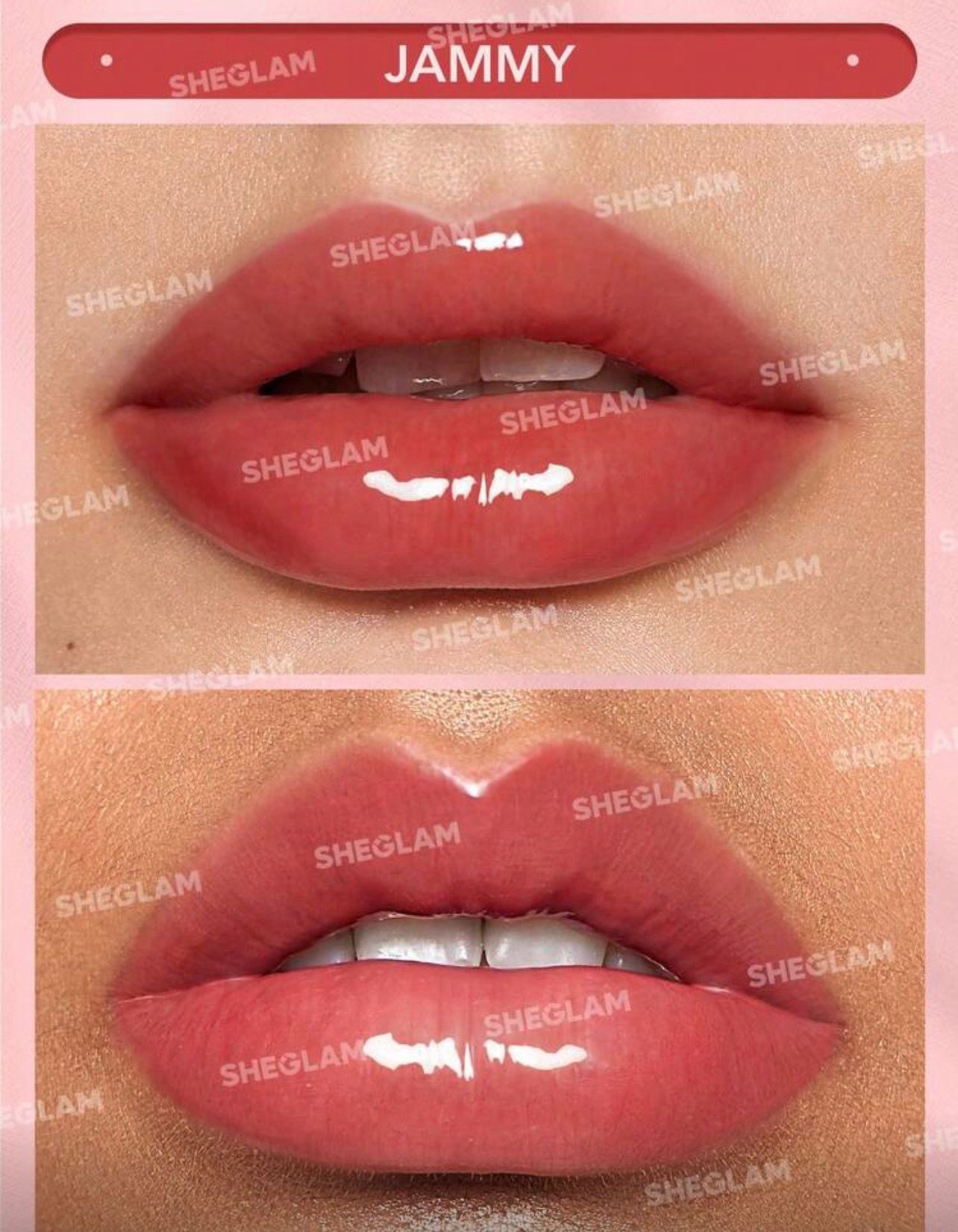 ملمع شفاه  SHEGLAM جليز دايز – لون غني ولمعان فائق مع ترطيب يدوم JAMMY