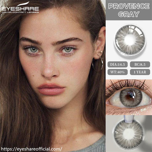 عدسات أي شير - جمال بلا حدود   Provence Gray 66