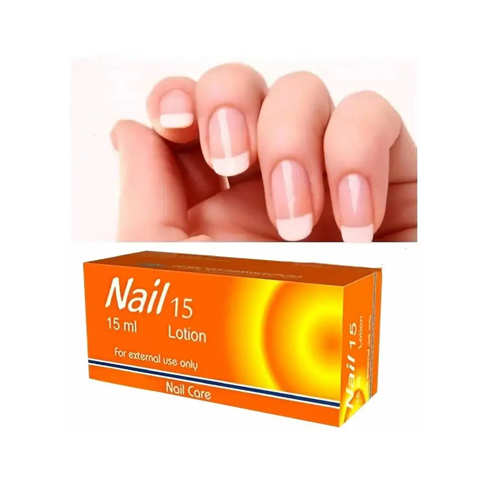 لوشن  Nail 15 Lotion العناية بالأظافر لتقوية ولمعان الأظافر