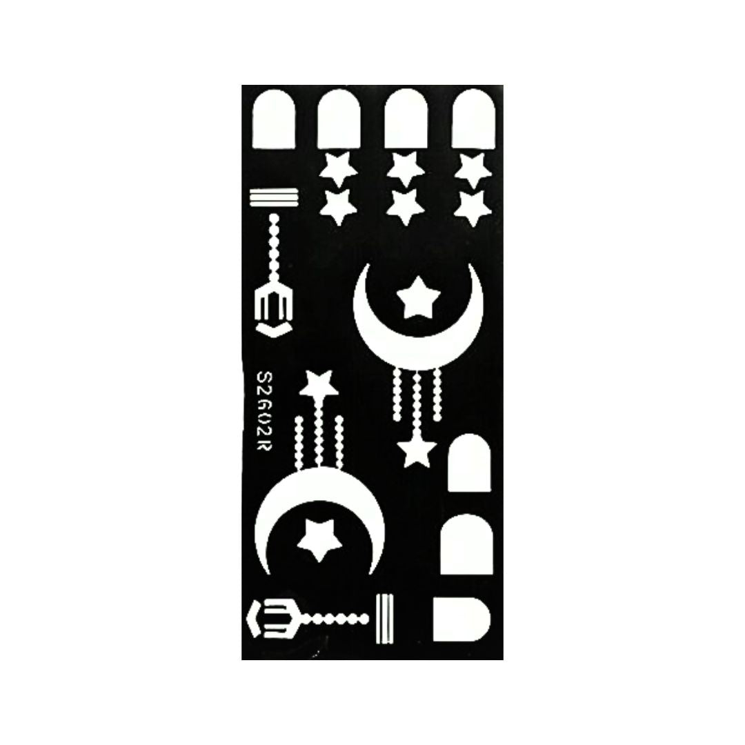 استيكر حنة صغير لليدين | نقوش دقيقة وأنيقة | تصميم  RS 7