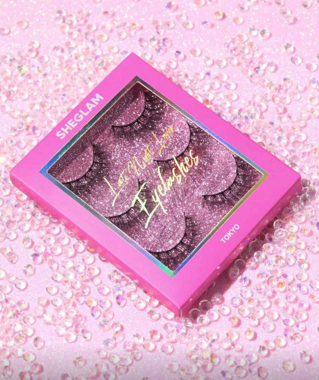 رموش SHEGLAM Late Night Lover  طوكيو، 3 أزواج خفيفة ومريحة لإطلالة جذابة Y1059