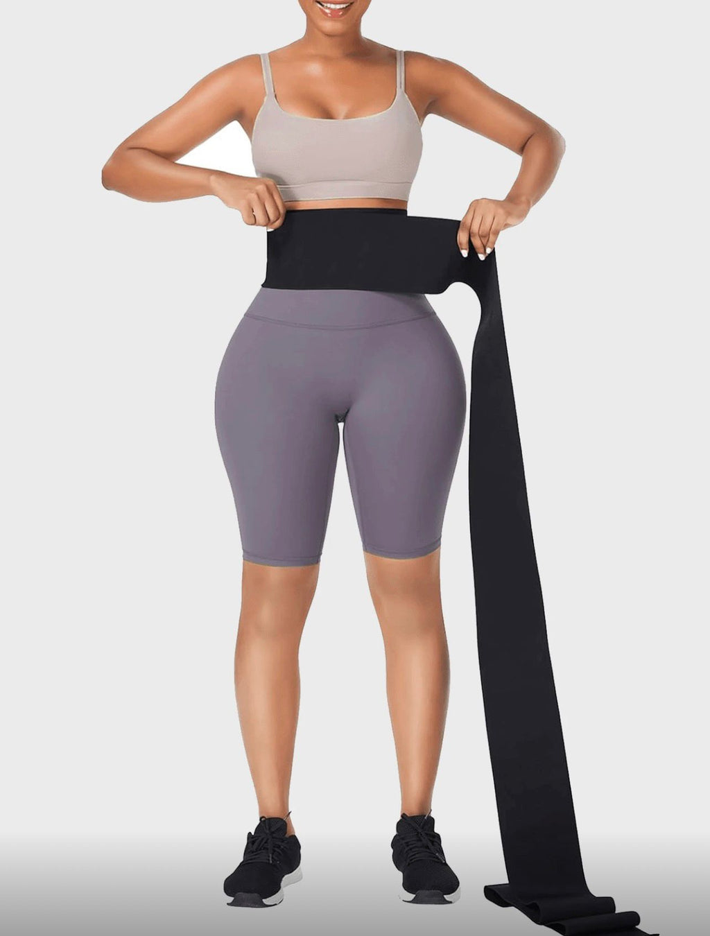 حزام خصر مطاطي قابل للتعديل لتشكيل الجسم وشد البطن – مريح للاستخدام اليومي