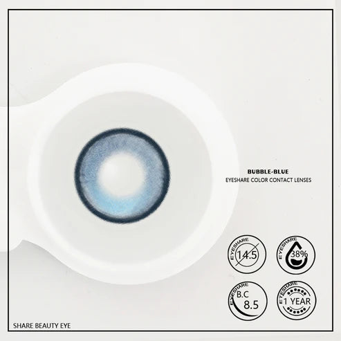 عدسات أي شير - جمال بلا حدود   BUBBLE0 BLUE 42