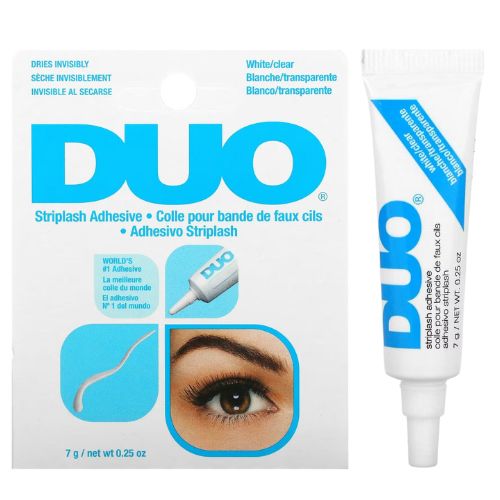 لاصق رموش ديو أبيض شفاف كورى أصلي 100% (7 جم) ثبات قوي يجف بدون أثر code no DU202