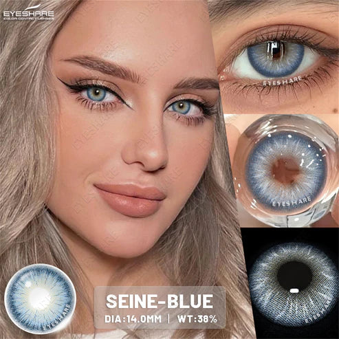 عدسات أي شير - جمال بلا حدود SEINE BLUE 48