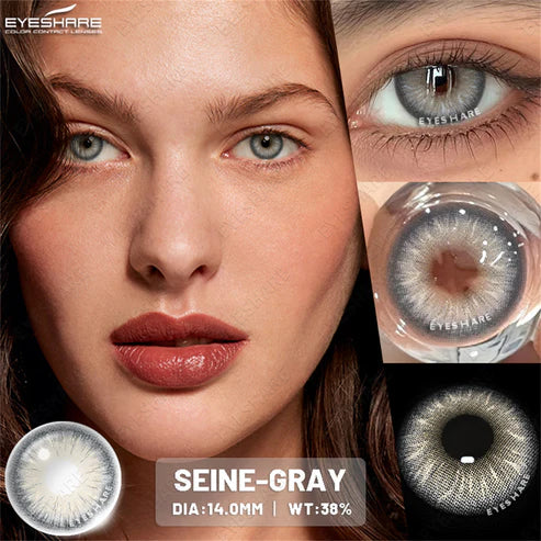 عدسات أي شير - جمال بلا حدود  SEINE GRAY 49