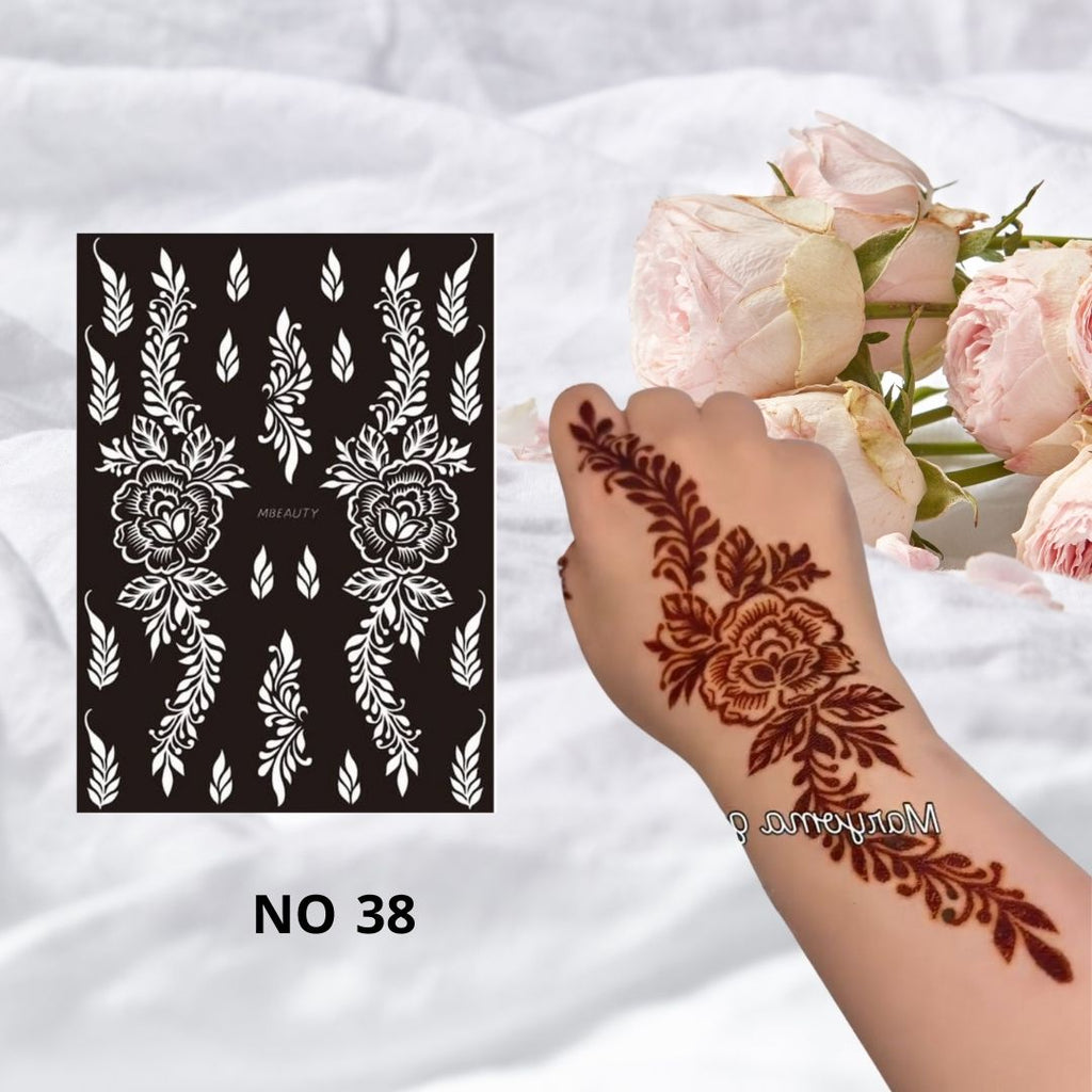استيكر تعبئه حنا من مريم بيوتى لليدين رقم 38