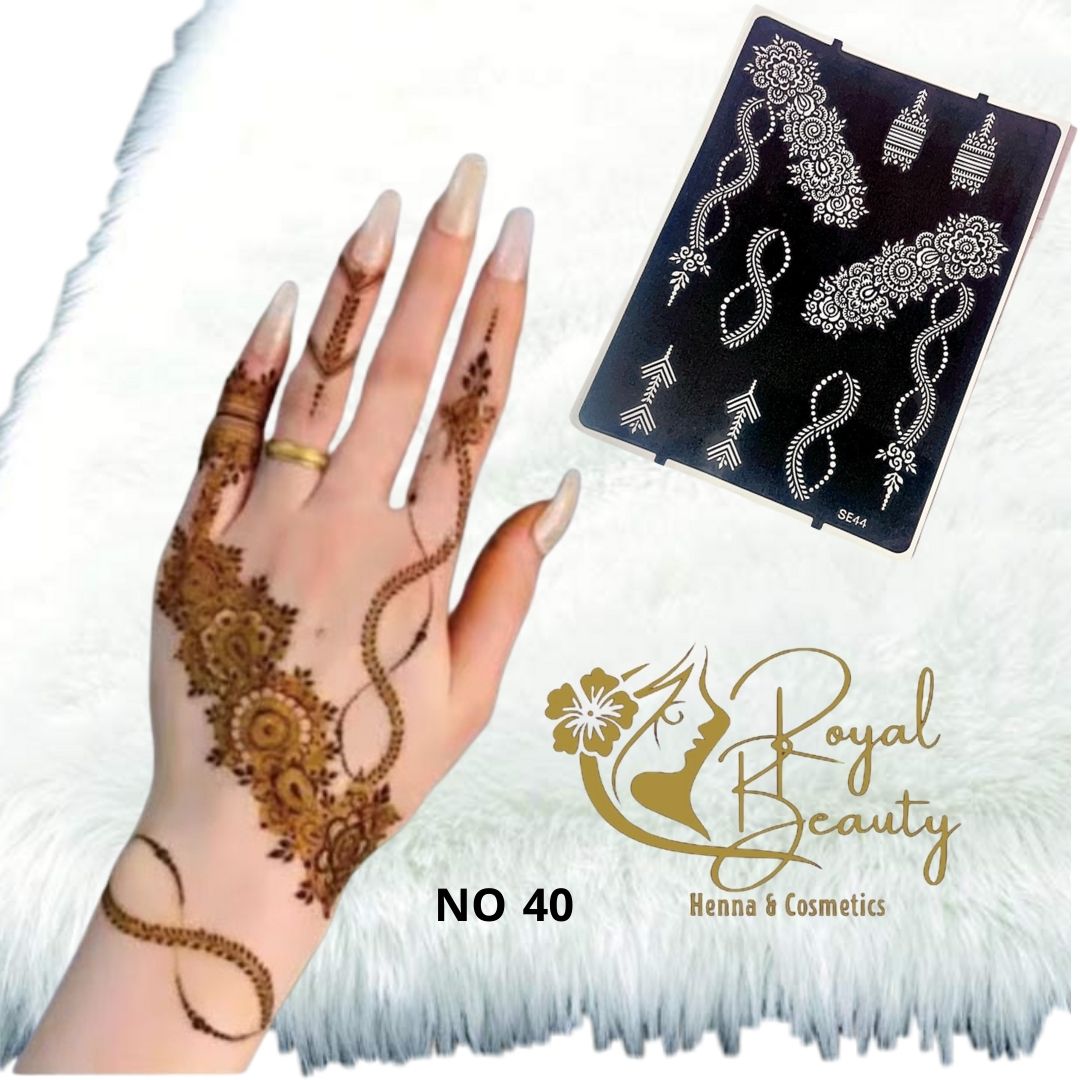 استيكر تعبئه حنا من مريم بيوتى لليدين رقم 40