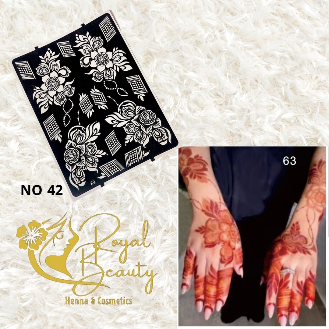 استيكر تعبئه حنا من مريم بيوتى لليدين رقم 42