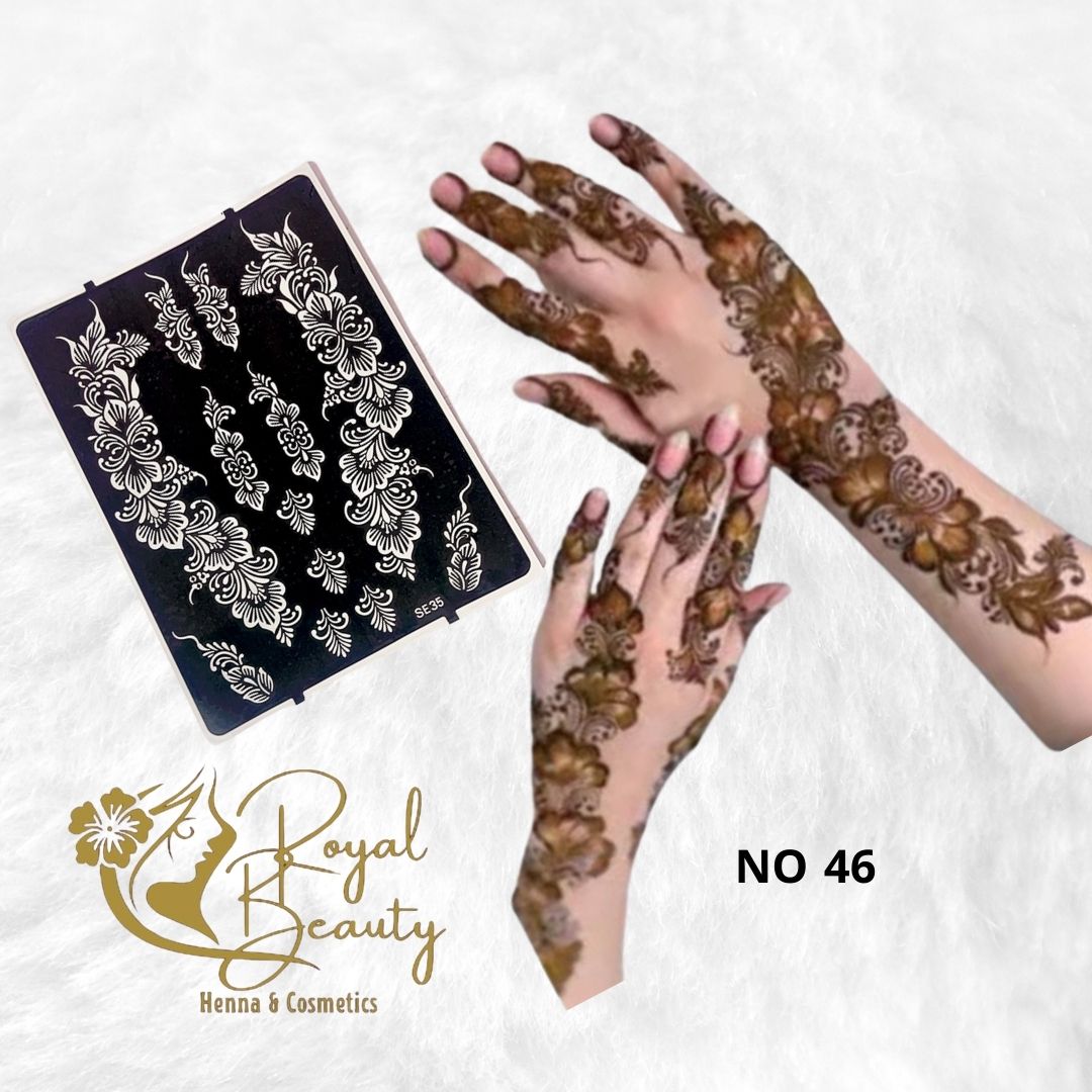 استيكر تعبئه حنا من مريم بيوتى لليدين رقم 46