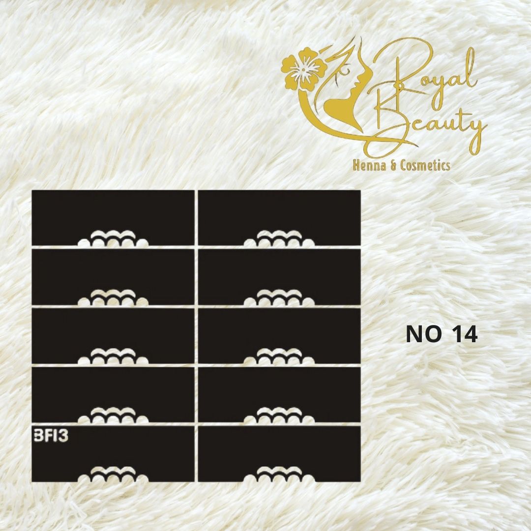 استيكر تعبئه حنا من مريم بيوتى للأصابع رقم 14