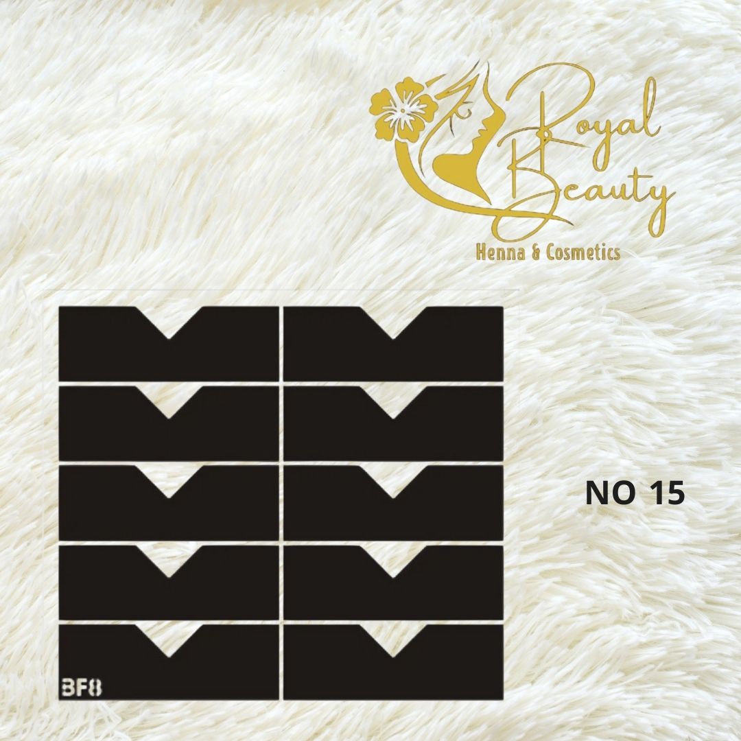 استيكر تعبئه حنا من مريم بيوتى للأصابع رقم 15