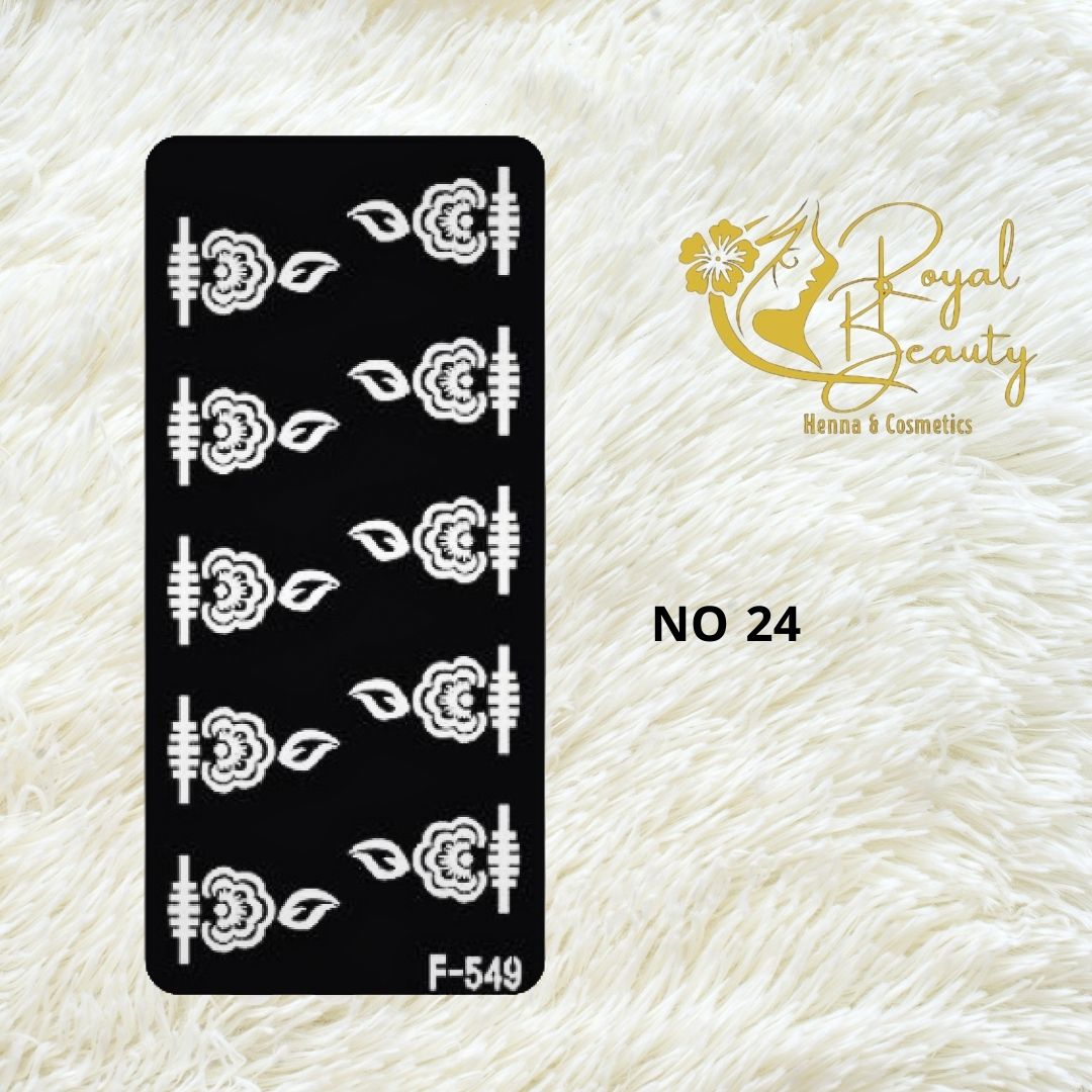 استيكر تعبئه حنا من مريم بيوتى للأصابع رقم 24