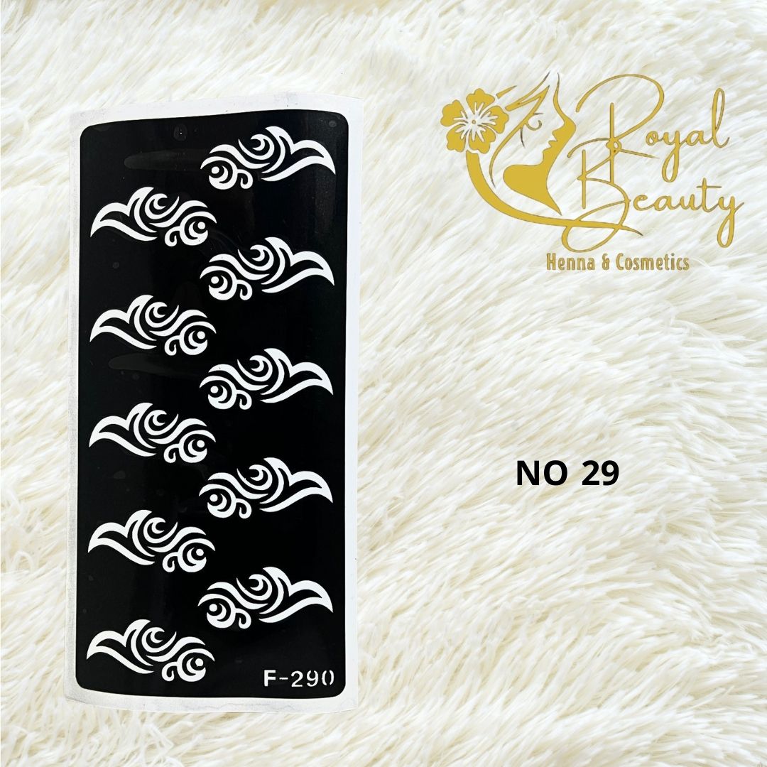 استيكر تعبئه حنا من مريم بيوتى للأصابع رقم 29