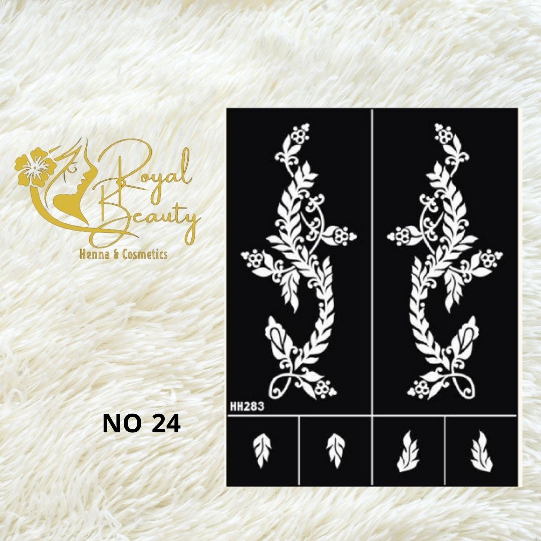 استيكر تعبئه حنا من مريم بيوتى لليدين رقم 24